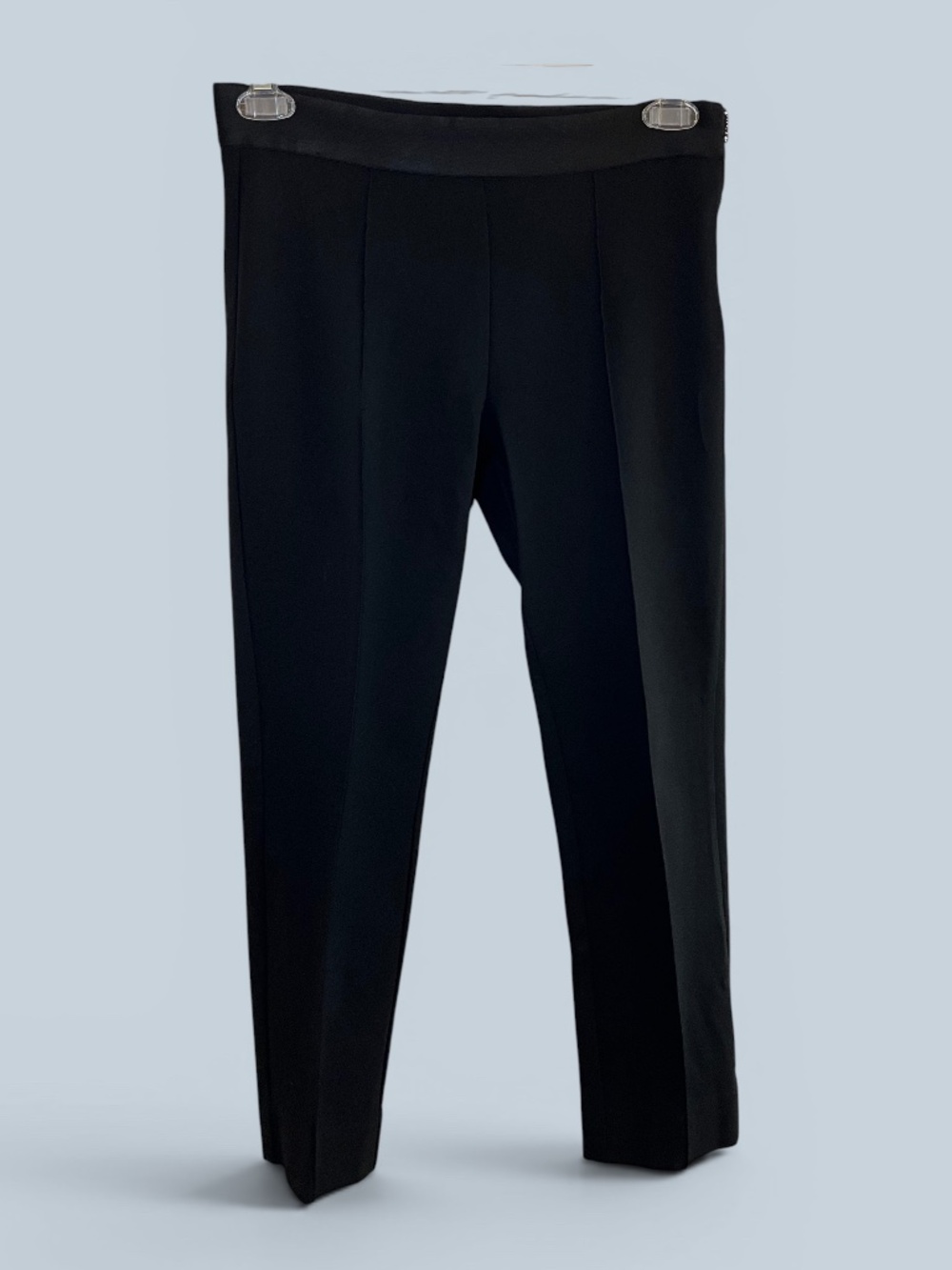 Everlane Black Side Zip Work Pant Bi-Stretch Cotton Size 6